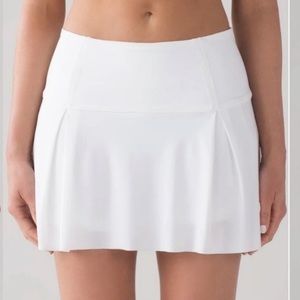 Lululemon 6 Lost in Pace White Skirt Skort